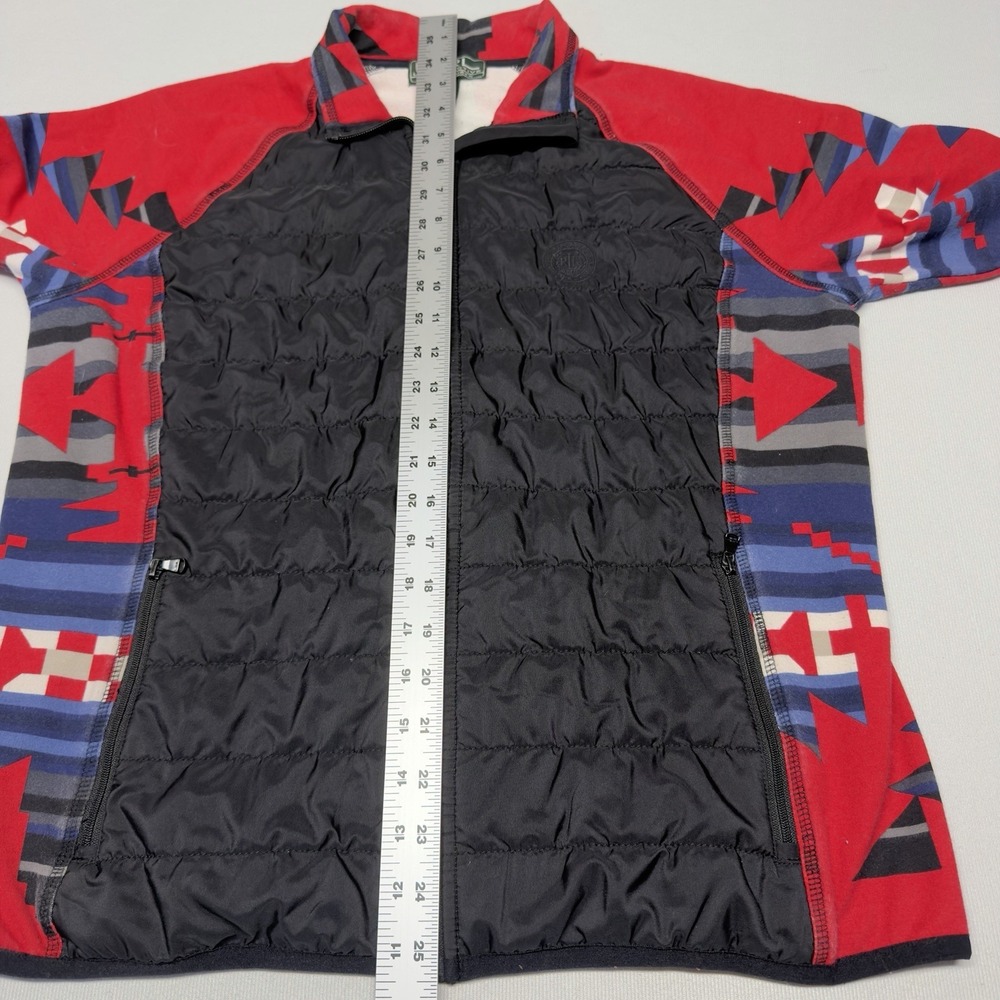 Lauren Ralph Lauren Jacket Women L Large Active Quilted Zip Aztec Southwest L-RL - Picture 8 of 10